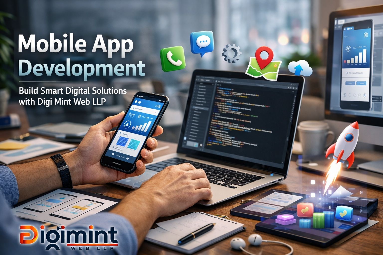 Mobile App Development Build Smart Digital Solutions with Digi Mint Web LLP
