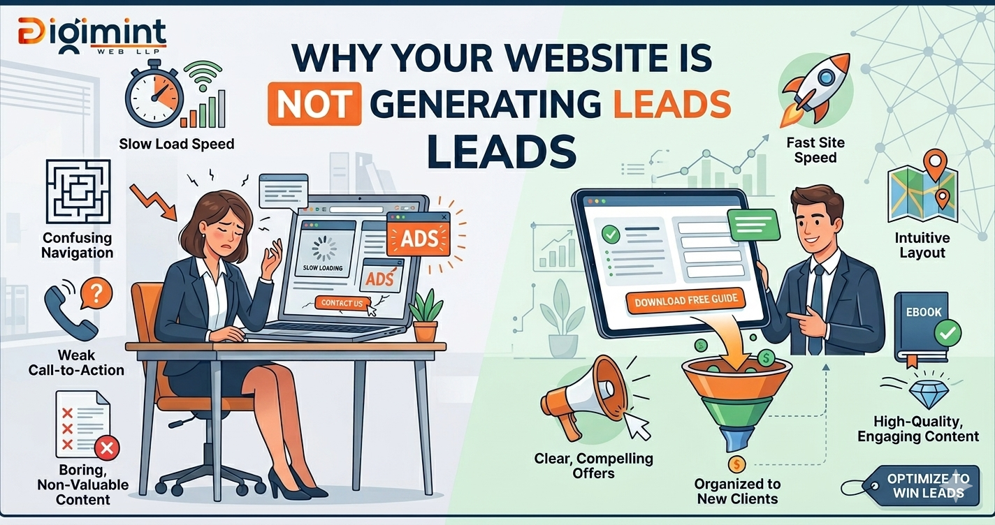Why Your Website Is Not Generating Leads